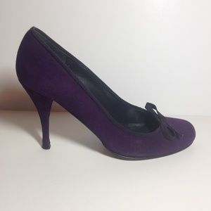 Stuart Weitzman Shoes | Stuart Weitzman Purple Suede Pump | Poshmark